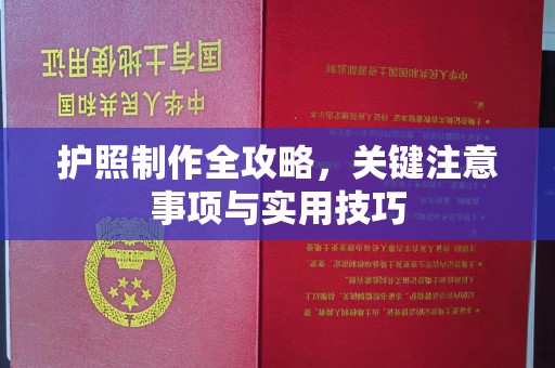 泸州护照制作全攻略，关键注意事项与实用技巧