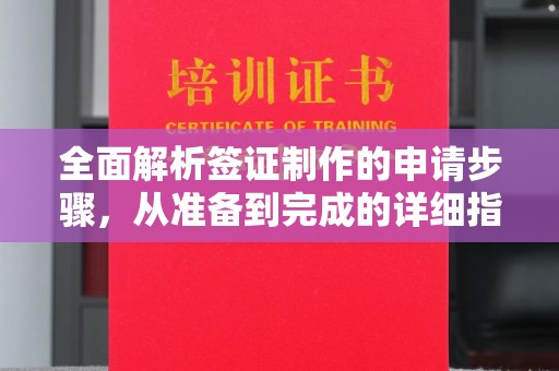 泸州全面解析签证制作的申请步骤，从准备到完成的详细指南