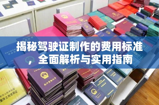 泸州揭秘驾驶证制作的费用标准，全面解析与实用指南