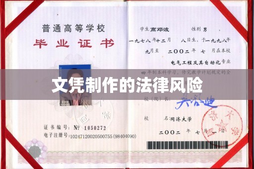 泸州文凭制作的法律风险