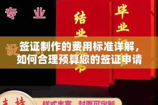 泸州签证制作的费用标准详解，如何合理预算您的签证申请成本